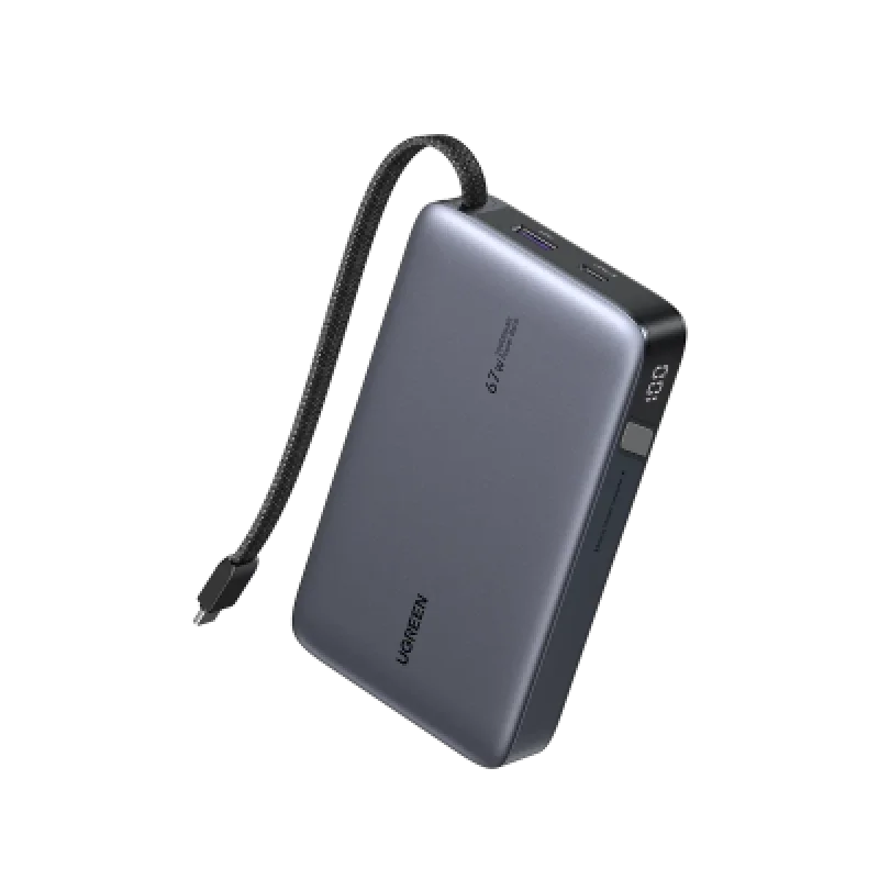 UGREEN Nexode Power Bank 20000mAh 67W Cable USB-C Carga Rápida