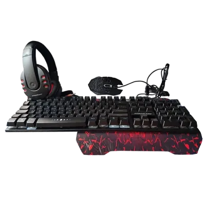 Combo Gamer 4 en 1 Hurricane