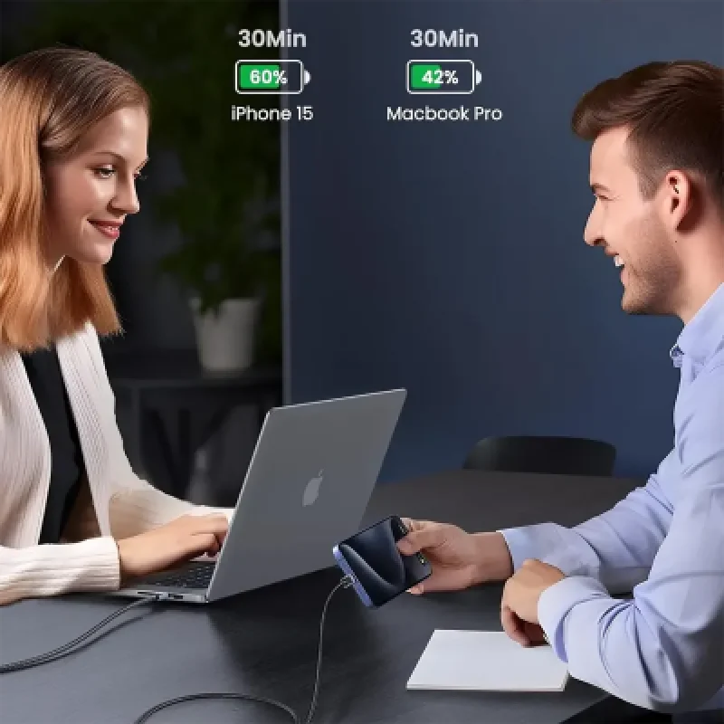 Cable USB-C UGREEN 100W Carga Rápida Trenzado L512