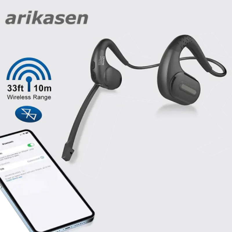 Audífonos Inalámbricos con Micrófono Removible Arikasen | Sonido Limpio y Diseño Elegante