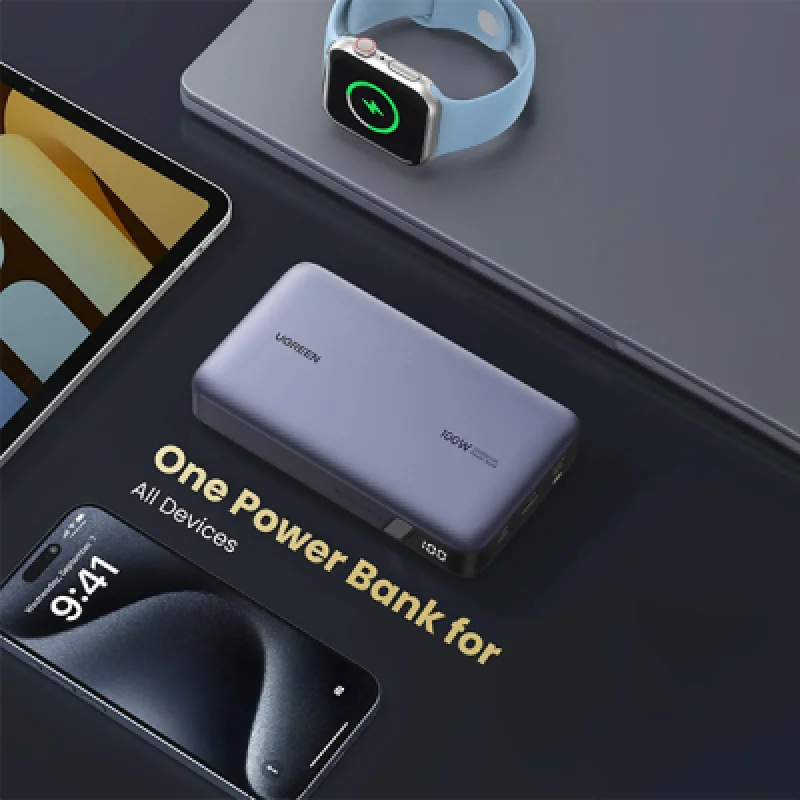 Power Bank UGREEN 20000mAh 100W + Cable Tipo C🏷️