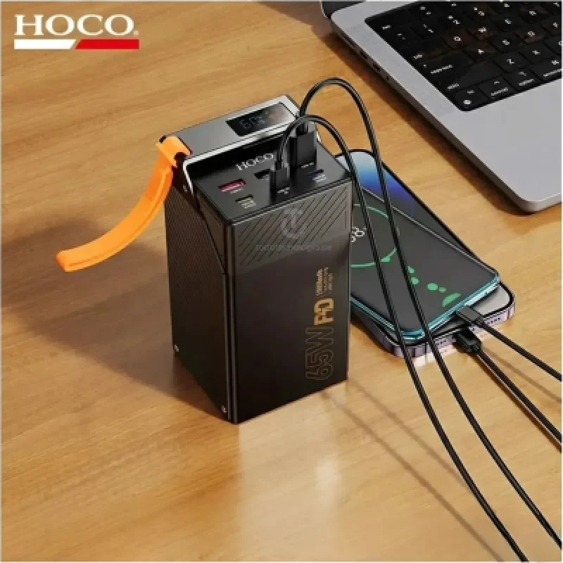 Power Bank 50000mAh HOCO DB100A 65W | Carga Laptop y Celular