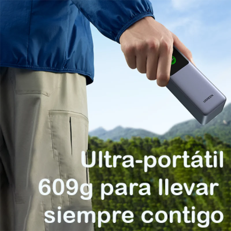 Cargador Portátil Ugreen Nexode 200W 25000mAh| Power Bank Fast Charger para Laptop y Celular✨