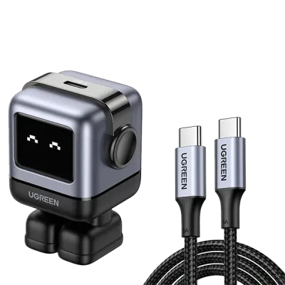 Cargador UGREEN Uno Robot tipo C 30W 🔥