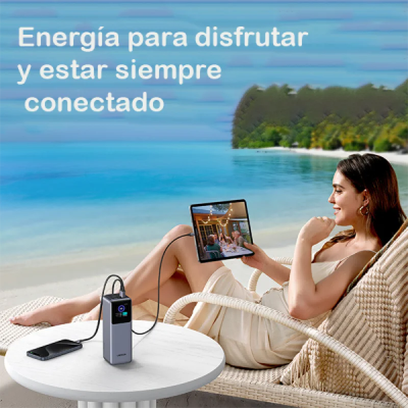 Cargador Portátil Ugreen Nexode 20000mAh 130W⚡Carga Rápida para iPhone Laptop y Más 🚀Envío Rápido Perú