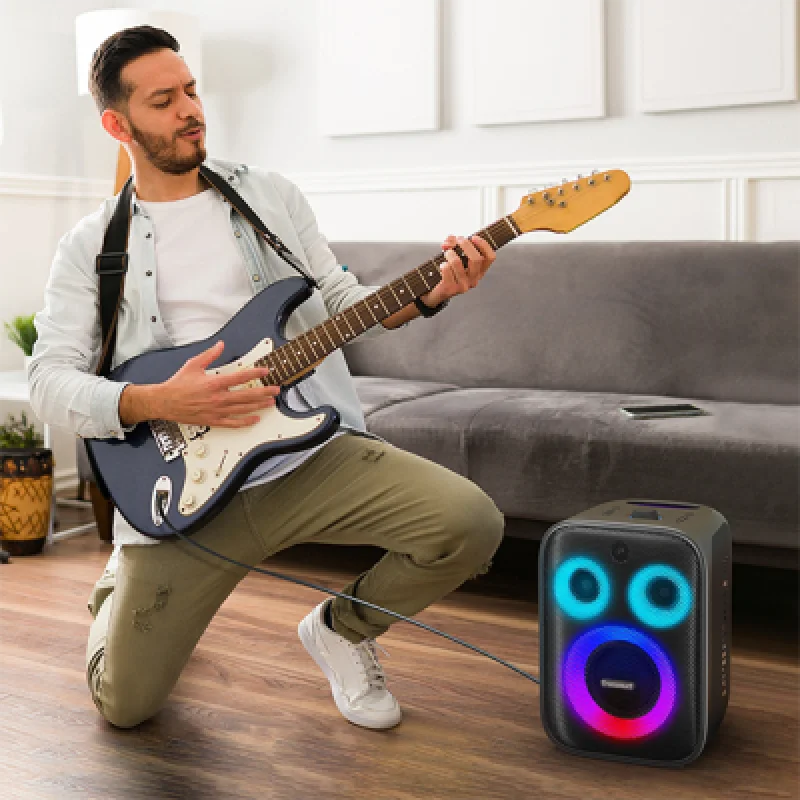 Altavoz Bluetooth Tronsmart Halo 200 con Karaoke y Micrófono Inalámbrico | Perfecto para Fiestas y Eventos