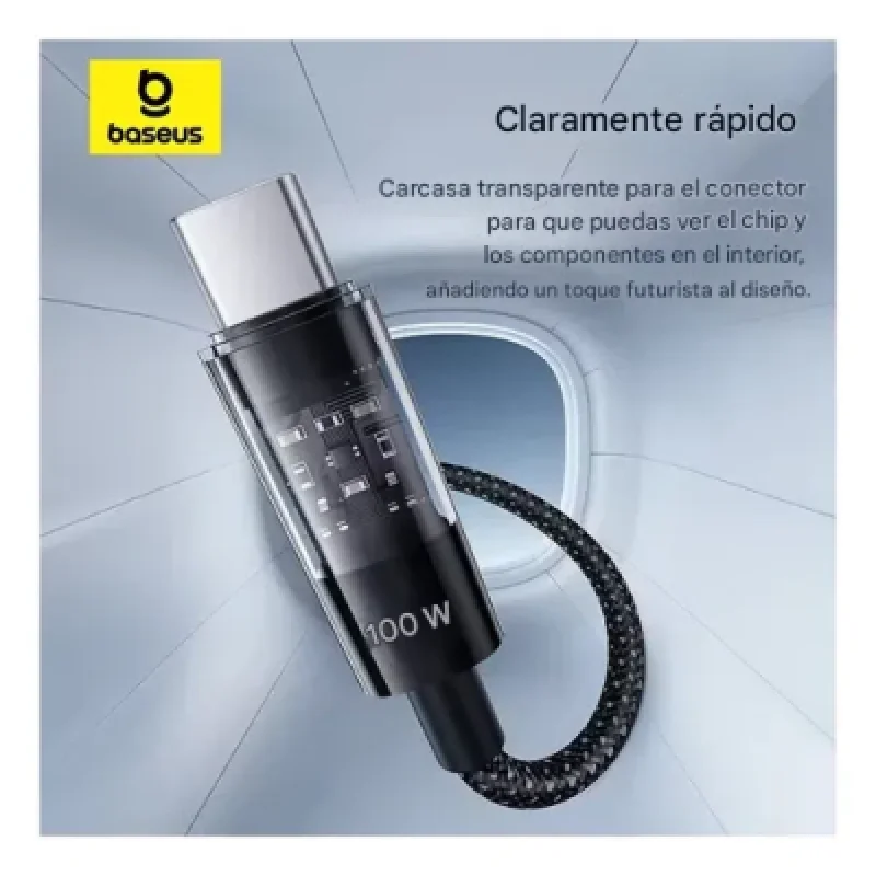 Cable Baseus USB C a USB C 100W