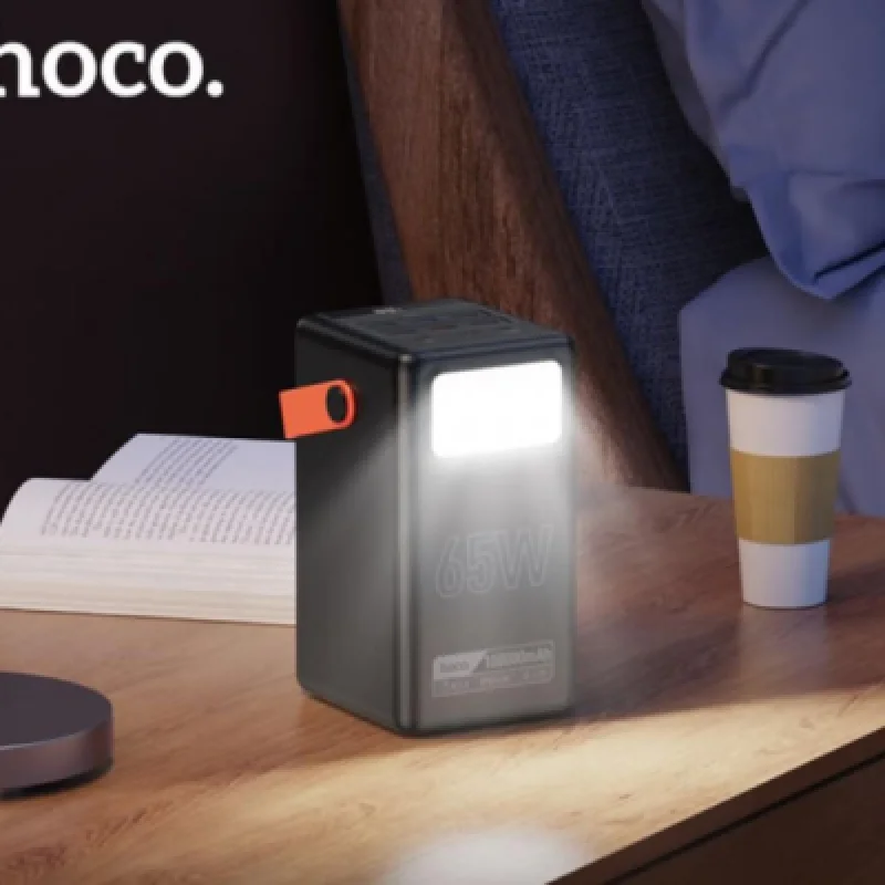 Power Bank HOCO DB03 MAX 65W 100000mAh con luz LED