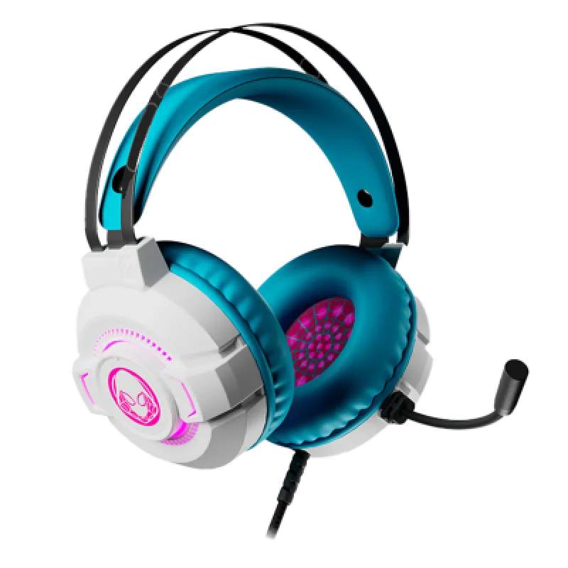 Audífonos Gamer Xtech Ghost Spider LED Micrófono 50mm