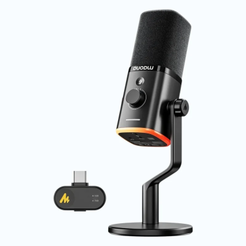 Microfono inalámbrico  maono pd100w rgb  profesional  podcast 