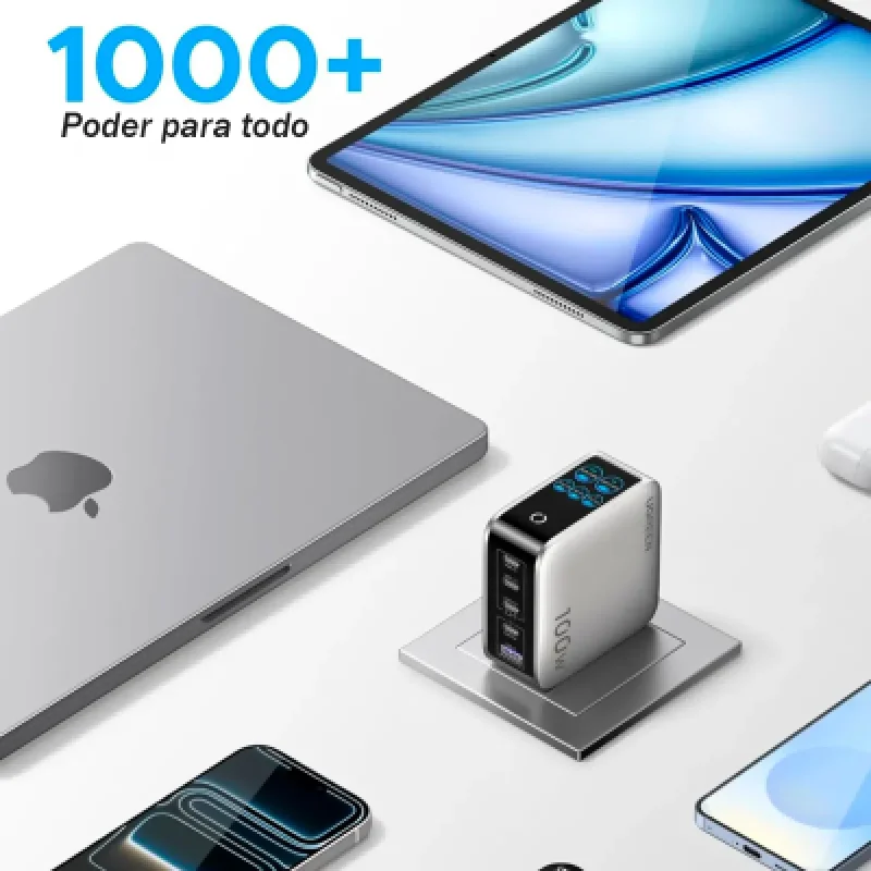 Cargador Ugreen 100W GaN X773 Nexode Pro 5 Puertos | Rápido y Potente⚡