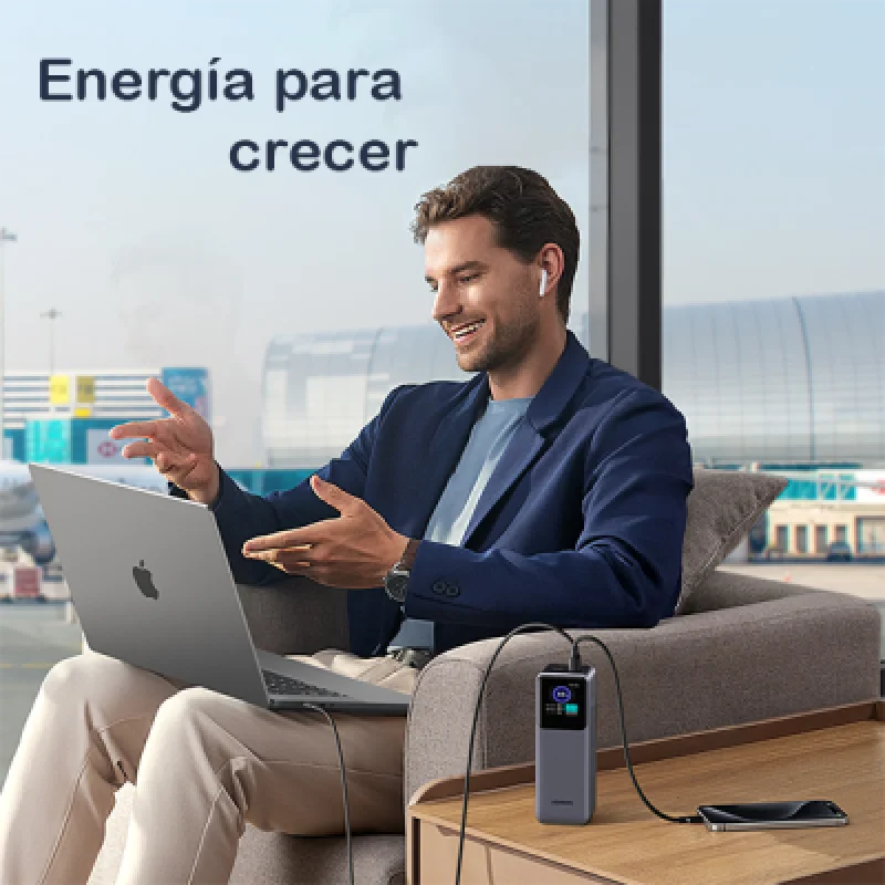 Cargador Portátil Ugreen Nexode 200W 25000mAh| Power Bank Fast Charger para Laptop y Celular✨