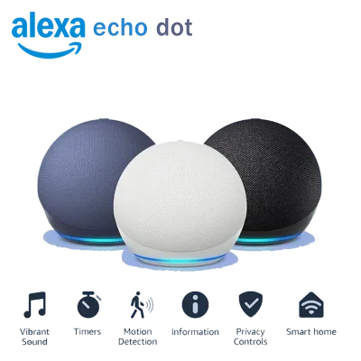 ✨ Amazon Echo Dot 5ta Generación con Alexa | Sonido mejorado 🎵
