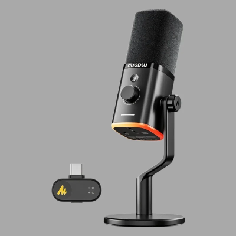 Microfono inalámbrico  maono pd100w rgb  profesional  podcast 