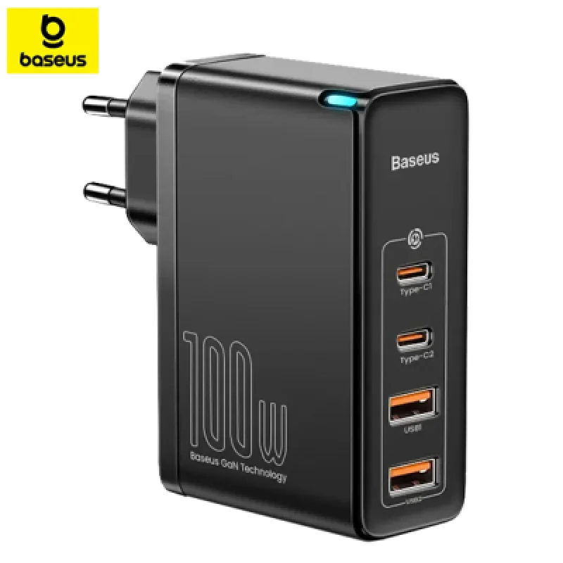 Cargador Universal Baseus GAN2 Pro 100W | Carga Rápida para Múltiples Dispositivos