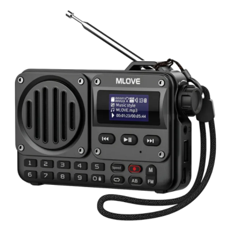 Mini Radio Portátil Bt FM SD USB Batería Litio 20 h – Speak