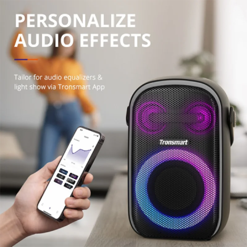 Parlante Karaoke con Micrófono Tronsmart Halo 110 | Máxima Diversión con Potente Sonido