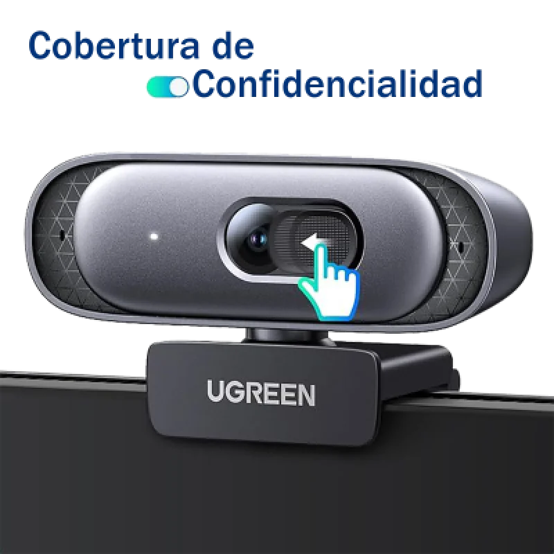 Webcam para PC UGREEN 2K 30FPS CM778 Micrófono Dual USB