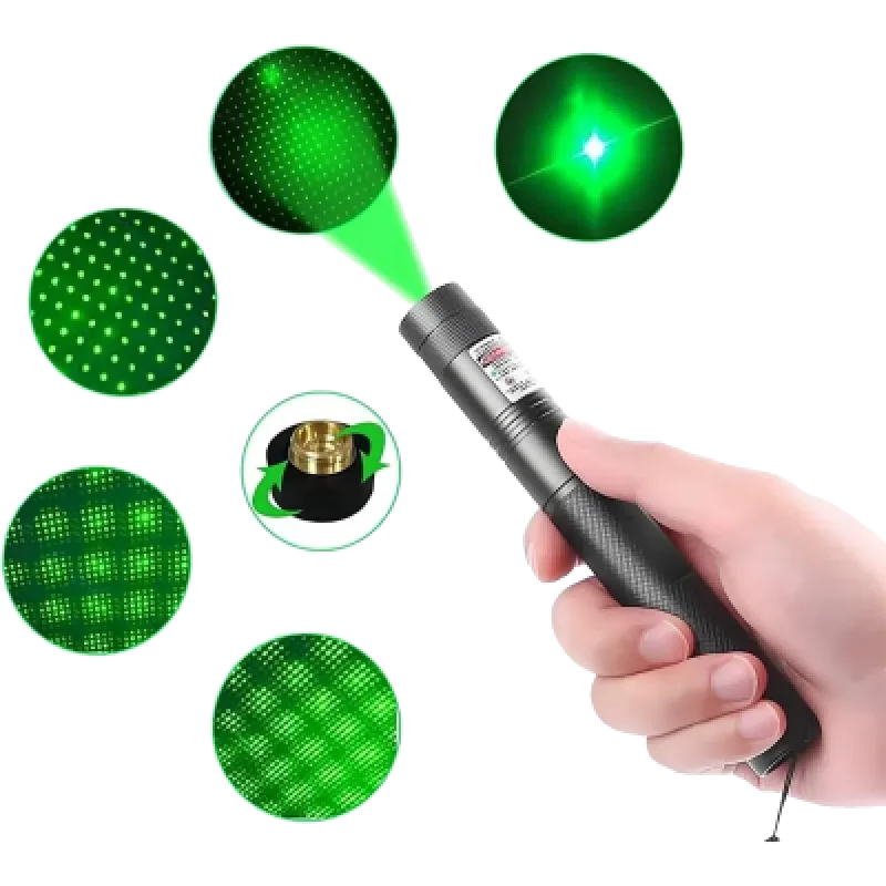 🟢 Puntero Láser Verde 3000M USB-C Cafini CN-303-T