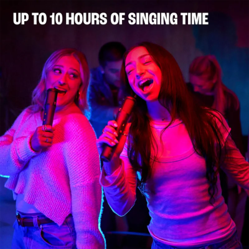 Micrófonos JBL EasySing Mics | 10h batería | Eliminación vocal IA