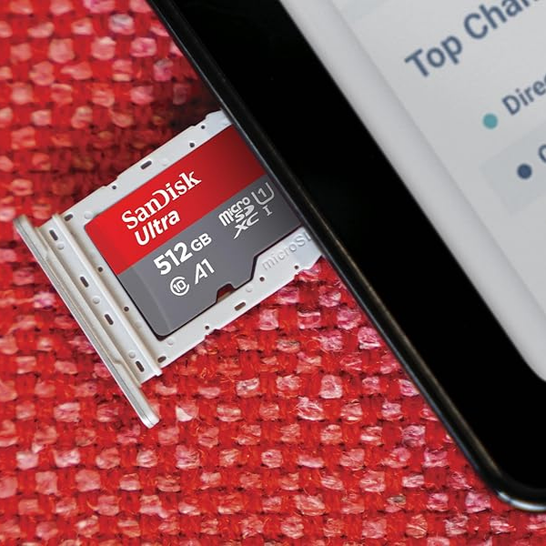 SanDisk Ultra microSDXC 512GB UHS-I – Alta Velocidad Full HD