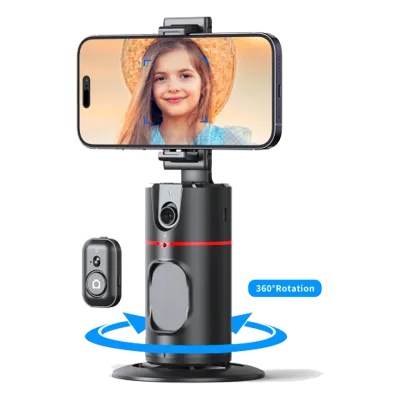 Soporte para teléfonos Hoco K23 con Seguimiento Facial IA y Rotación 360° Bluetooth