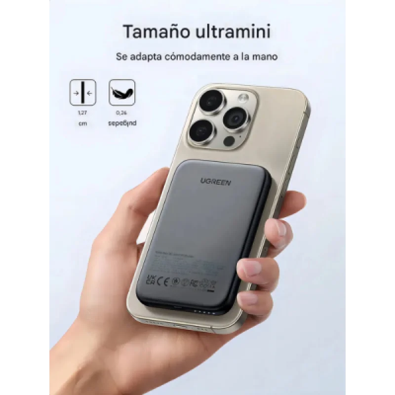 Power Bank UGREEN PB560 Magnético 5000 mAh – Modelo 25866