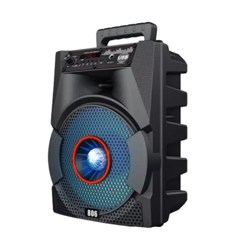 Parlante Karaoke Bluetooth Hifi 806 con Micrófono Luces RGB USB y Micro SD | Potente Sonido y Diversión sin Límites