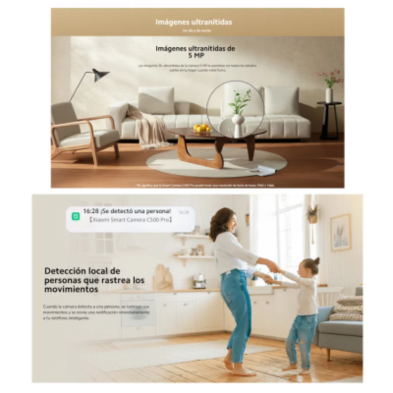 Xiaomi Smart Camera C500 Pro 5MP 360° Visión Nocturna