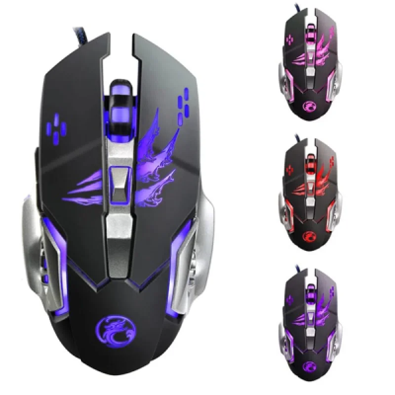 Mouse Gamer Apedra A8 RGB | Diseño Futurista Alta Sensibilidad y Conectividad USB