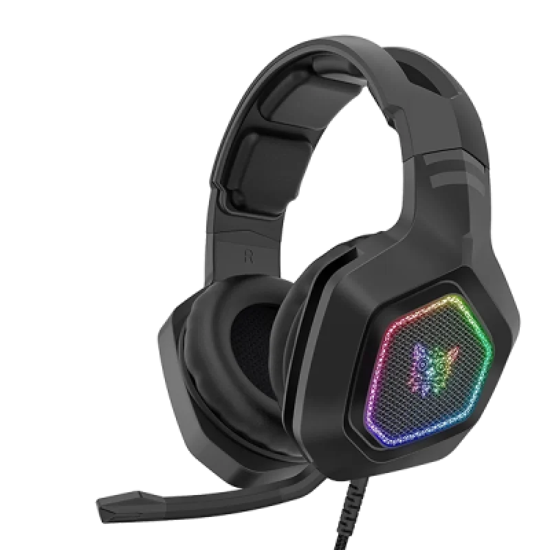 Audífono Gamer con Micrófono Onikuma K10 Profesional con Iluminación RGB