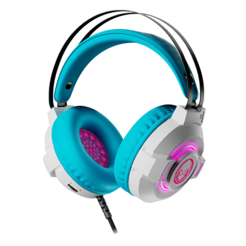 Audífonos Gamer Xtech Ghost Spider LED Micrófono 50mm