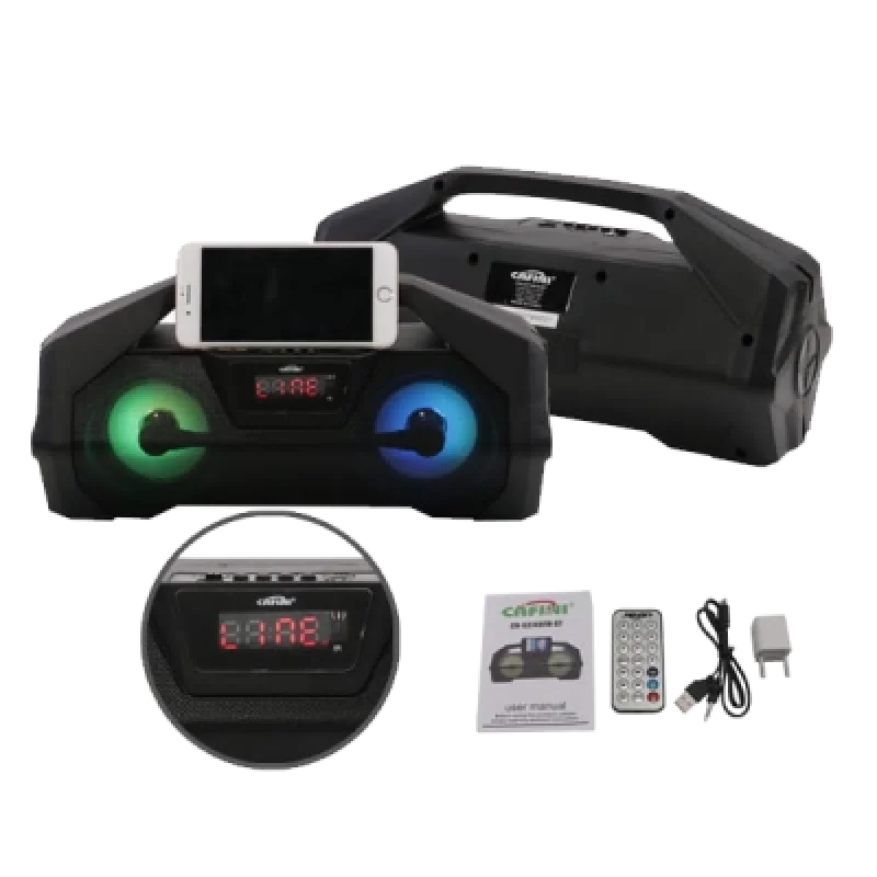 Parlante Portátil Bluetooth Cafini CN S3749 | Alta Potencia y Sonido de Calidad