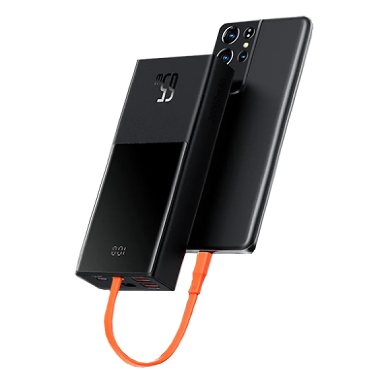 Batería externa portátil Power Bank Baseus 65W 20000mAh | Carga rápida para celular
