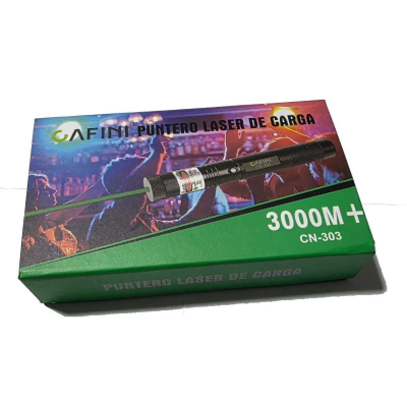 Puntero laser luz verde CAFINI CN-303 3000m portátil recargable