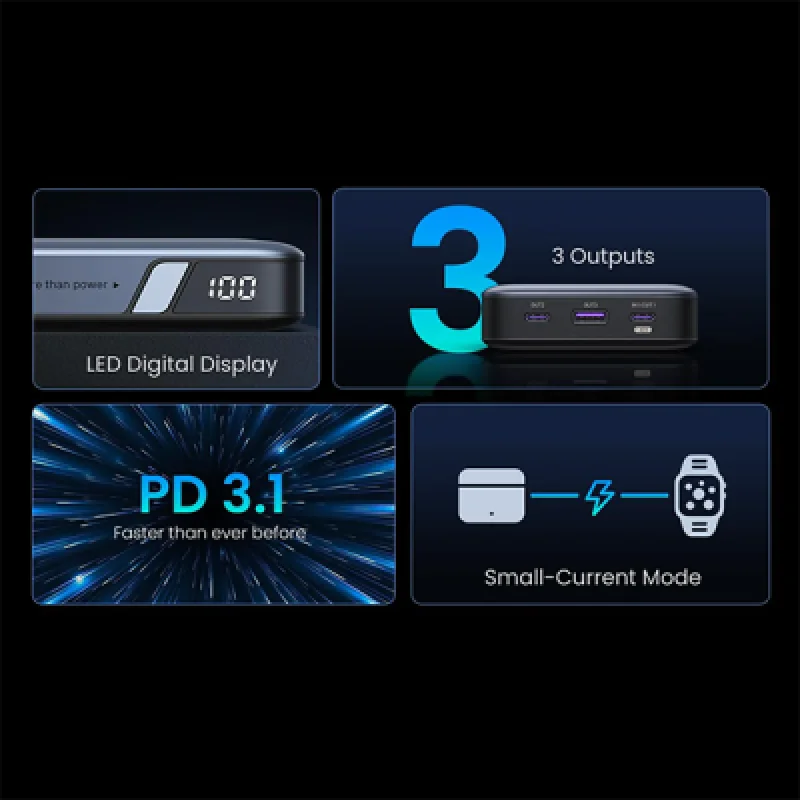 Cargador Portátil Ugreen 25000mAh 145W🔋