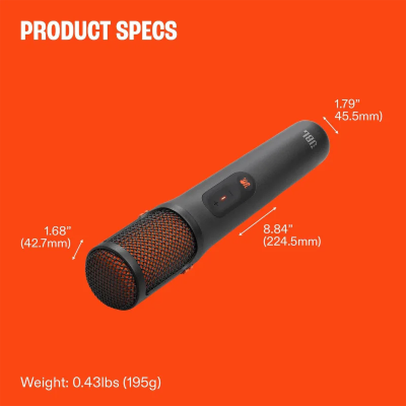Micrófonos JBL EasySing Mics | 10h batería | Eliminación vocal IA