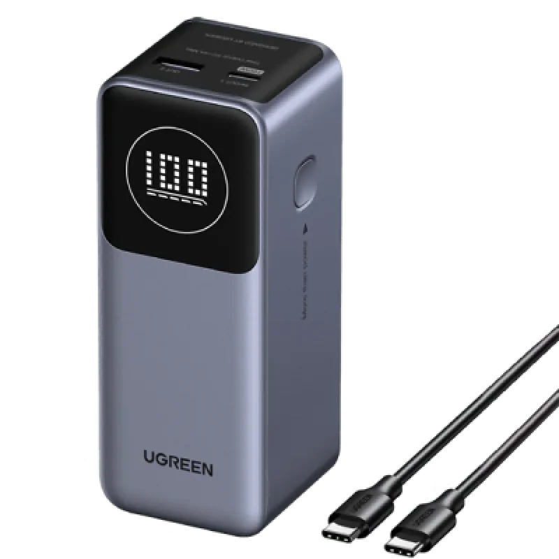 Cargador Portátil Ugreen Nexode 12000mAh 100W🔋 Carga Rápida para iPhone Laptop y Más 🚀Envío 24h Perú