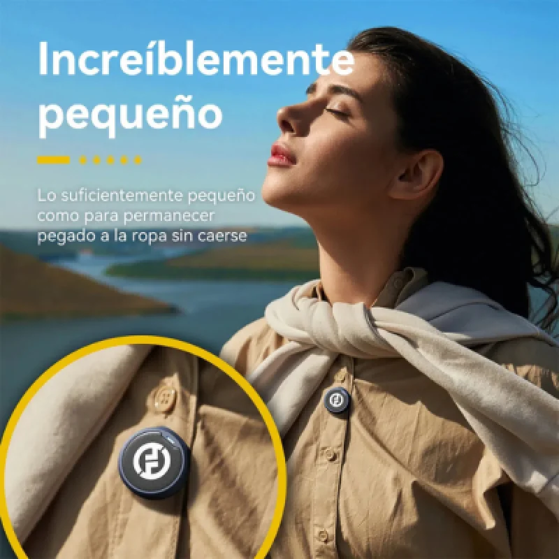 Micrófono inalámbrico de solapa Hollyland Lark M2 – Negro