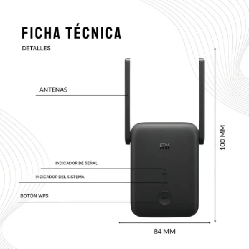Router Dual Band Xiaomi AC1200 – 1167 Mbps 4 antenas puertos Gigabit
