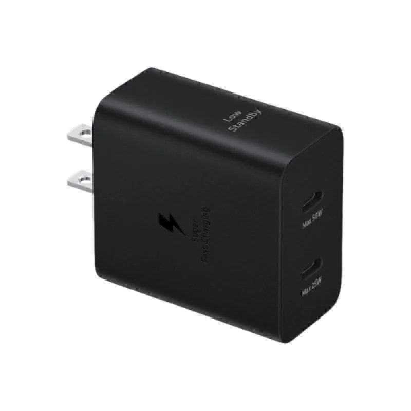 Cargador Samsung 50W Duo con 2 Puertos USB C – Carga Súper Rápida