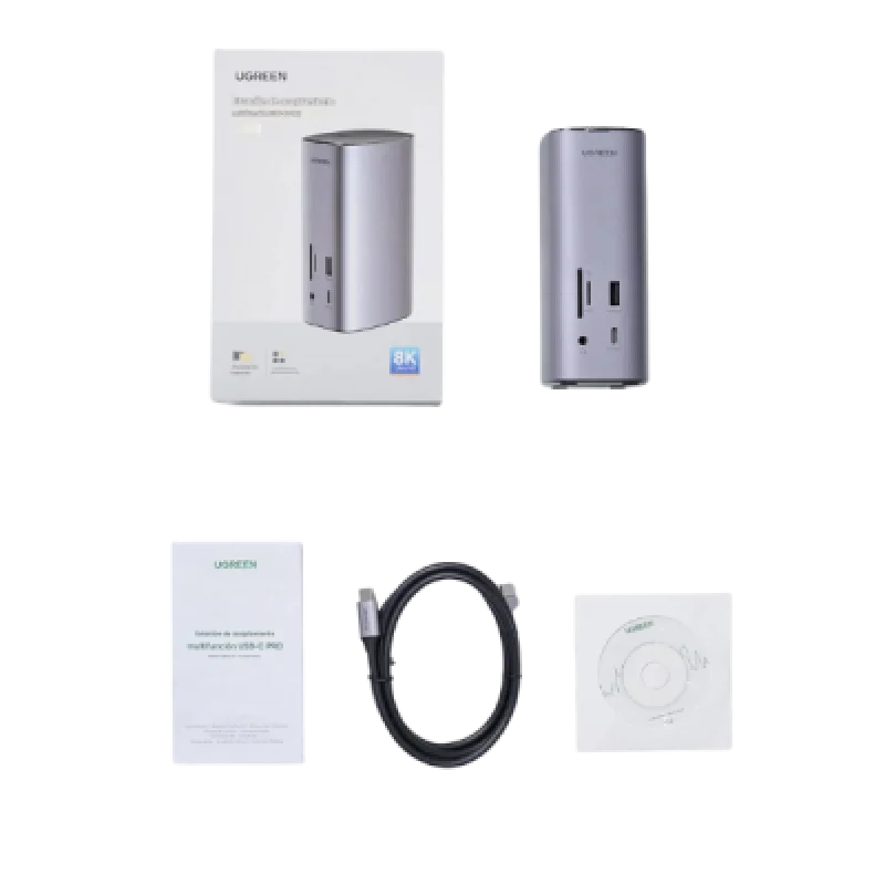 Docking Station UGREEN Revodok Pro 312 12 en 1 HDMI 4K