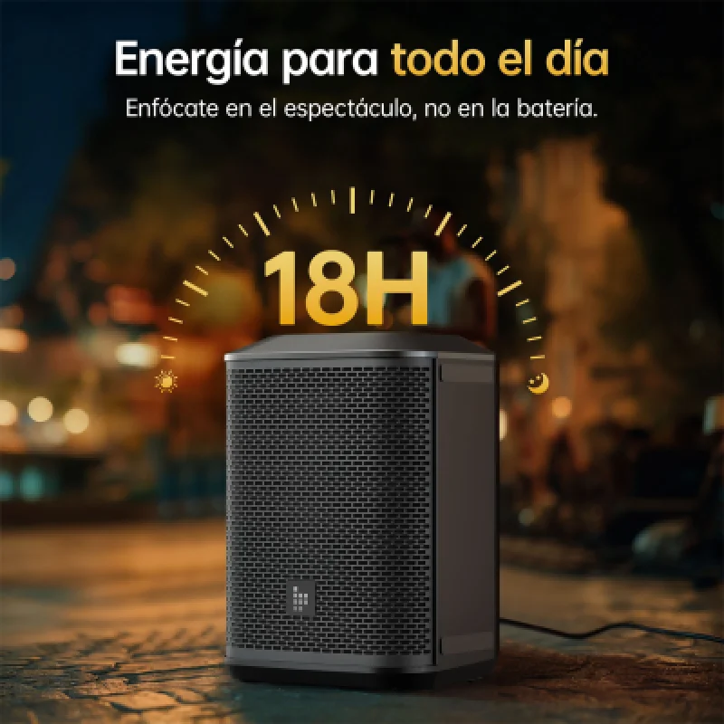 Altavoz Tronsmart Hytune S1 200W Karaoke PA 3 Canales Portátil Perú