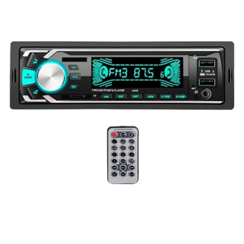 Autoradio 1 Din Bluetooth con 2 USB y Máscara Fija | Excelente Sonido y Conectividad