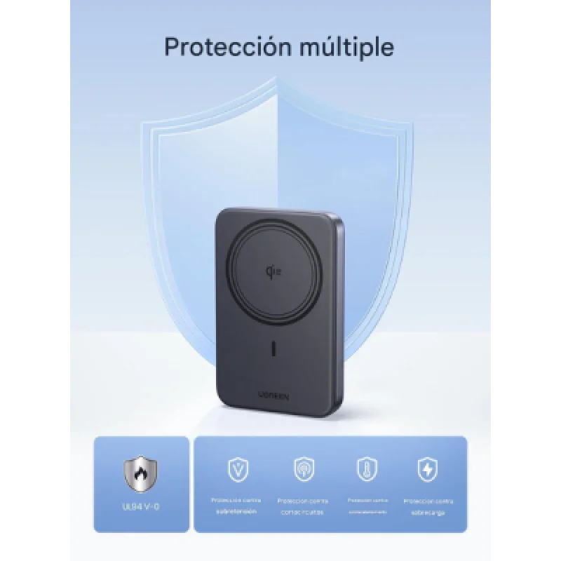 Power Bank UGREEN Magsafe Qi2 10 000 mAh – 15 W Inalámbrico + 30 W PD USB C