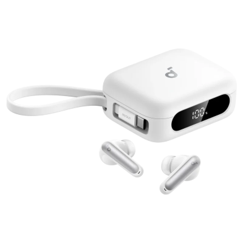 Audífonos Bluetooth Soundcore P41i ANC + Power Bank 3en1 + Cable USB-C