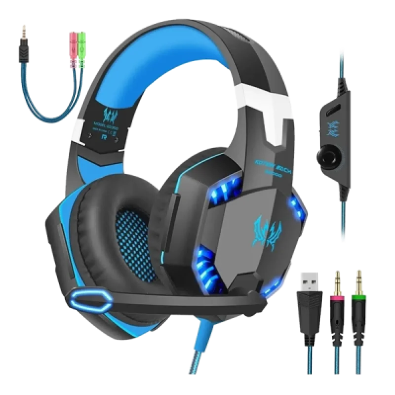 Audífono Gamer con Micrófono Kotion Each Pro G900 con Iluminación RGB