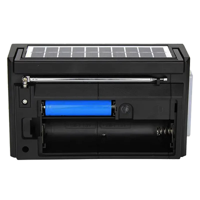 Radio Parlante Cafini CN S5493FM BT Bluetooth con Panel Solar y Linterna LED | Multifuncional y Portátil