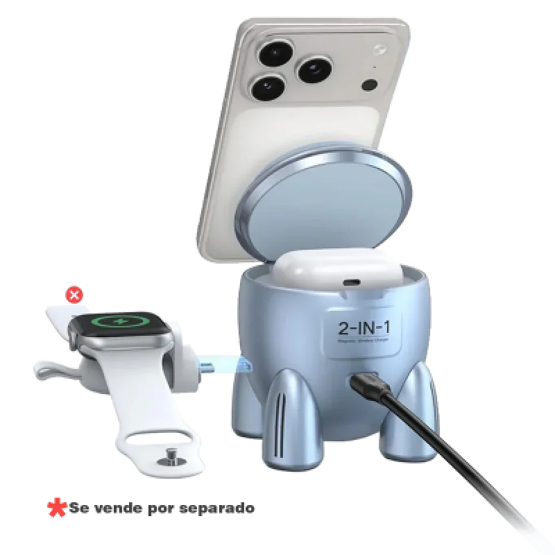 UGREEN W713 Cargador MagSafe 2 en 1 25W Qi2 para iPhone