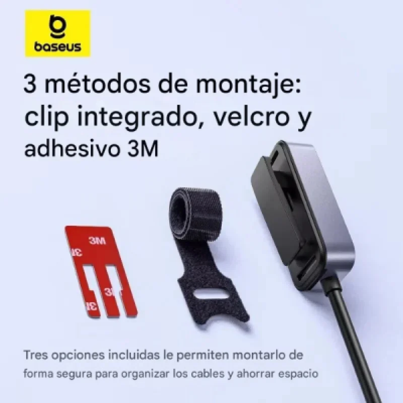 Baseus BackseatPal L1 – Cargador de Auto 3×USB A + 3×USB C 110 W